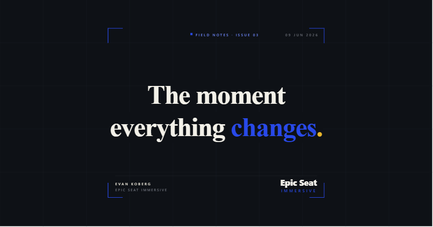 The Moment Everything Changes